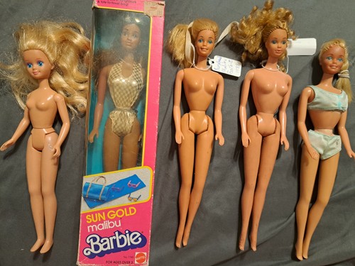 Sun gold malibu barbie - gold, aa