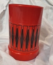Thermos 10 oz retro Red/Black
