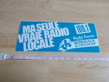Autoadesivo Radio Francia