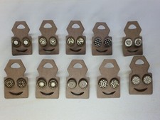 Orecchini In Legno metallo diametro 12mm 