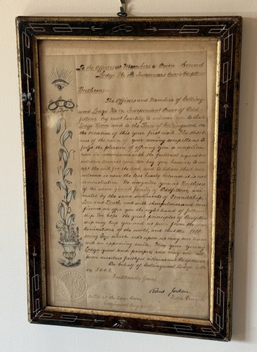 Antico sigillo lettera