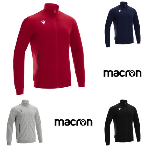 Felpa con zip cotone - con,