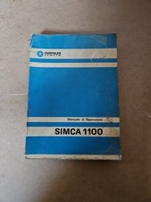 Manuale Completo Di Riparazione Simca 1100 Chrysler Italia 1969/1974 