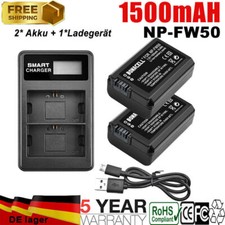 2x NP-FW50 batteria e LCD