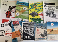 lotto pubblicità anni 50 trattori fiat unimog carraro tigrotto agricoltura