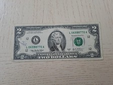 Banconota 2 Dollari United