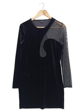 GINA TRICOT Abito a maniche lunghe Donna Abito Taglia IT 44 nero-grigio chiaro