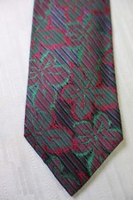 GUY LAROCHE PARIS 100% SETA SILK TIE CRAVATTA NECKTIE MADE ITALY VINTAGE CLASSIC