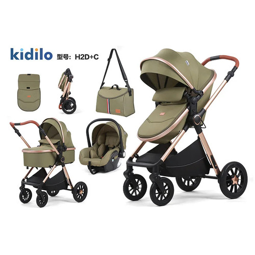 Kidilo stroller can sit - , and