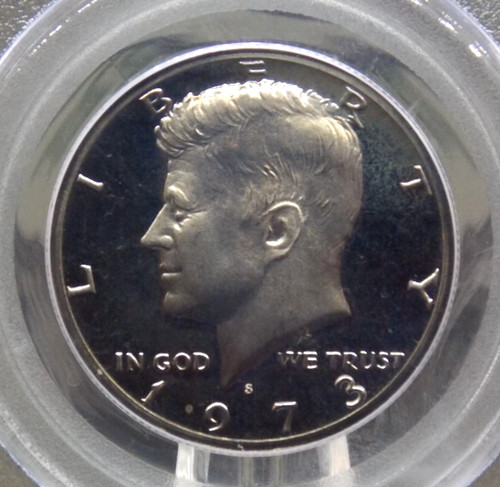 1973 proof kennedy - 1973, "s"