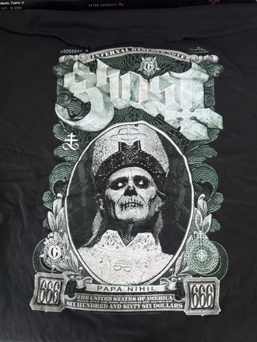 Ghost band shirt - ghost, taglia