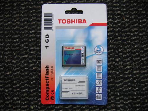 Toshiba compact flash 1gb - toshiba,