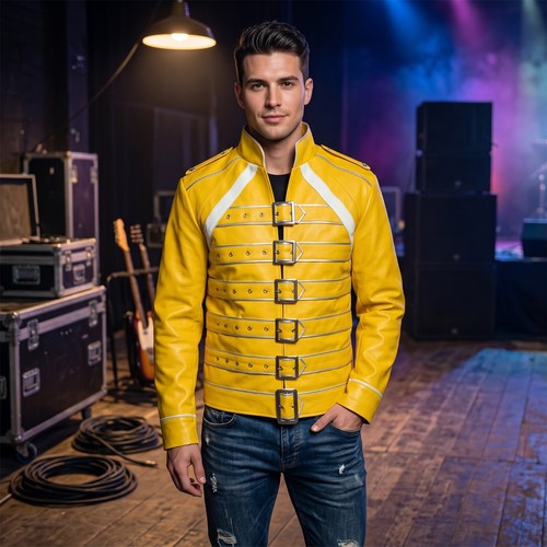 Giacca costume uomo giallo - costume,