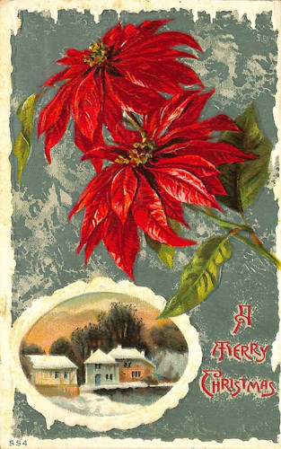 Cartolina epoca auguri di - d'epoca,