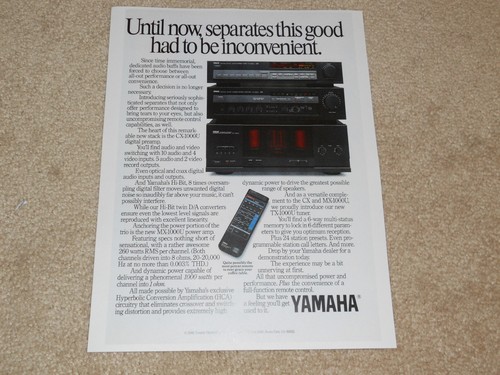 Pubblicità yamaha 1988 - pubblicità, yamaha,