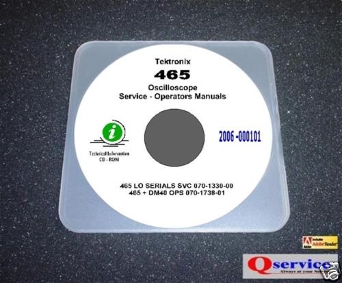 Tektronix tek 465 manuale - 465, di
