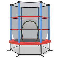 Trampolino Elastico Bambino in Acciaio Tappeto Elastico Bambini da Esterno e da