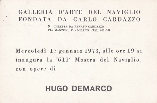 Cartolina invito mostra - cartolina/invito,