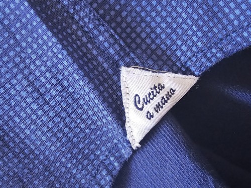 Camicia sartoriale cucita - , a