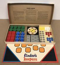 Vintage 1960's Milton Bradley 1969 Finder’s Keepers Board Game