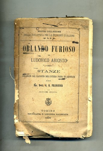 Ludovico ariosto orlando - ariosto, #