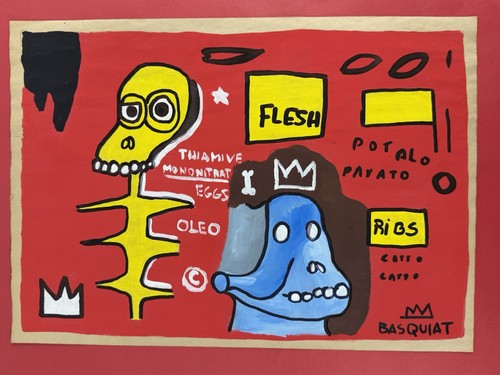 Jean michel basquiat disegno - jean-michel,