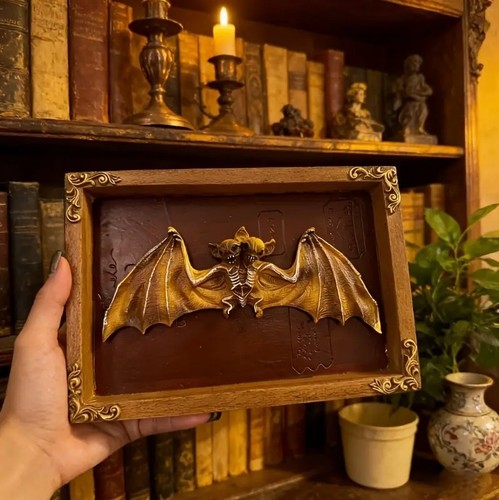 Two headed bat shadow box - shadow,