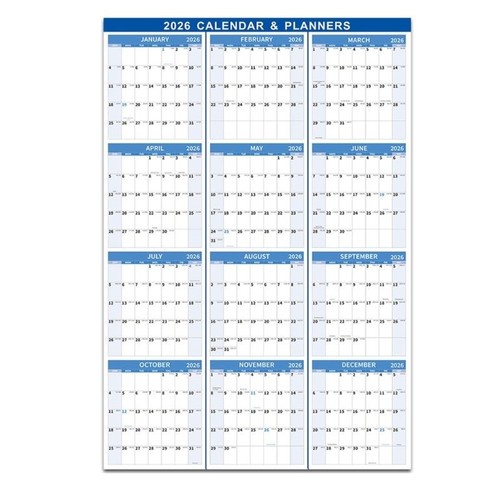 2026 calendario parete - 2026, da