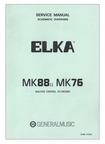 Elka mk88 mk76 service - elka, ii