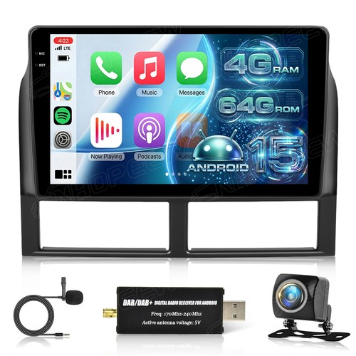 Dab 64gb android 15 carplay - 4+64gb,