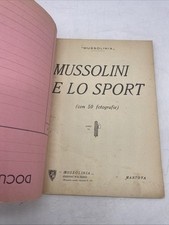 MUSSOLINIA - MUSSOLINI E LO