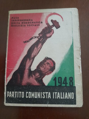 Tessera partito comunista - tessera,