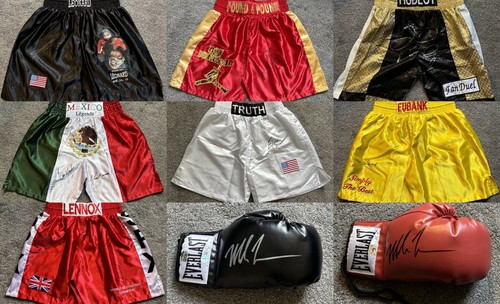 Memorabilia boxe autografo