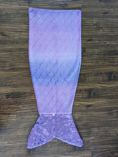 Coperta viola paillettes pile