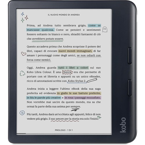 Ereader kobo libra colour - ereader, nero
