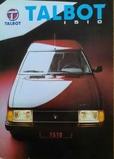 1982 TALBOT 1510 / ALPINE car