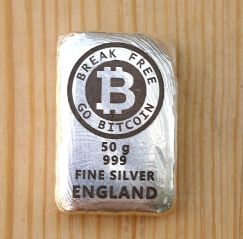 Lingotto 50g bitcoin silver - bitcoin,