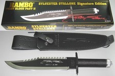 Coltello RAMBO II First Blood Part II Stallone Signature Edition con licenza nuovo