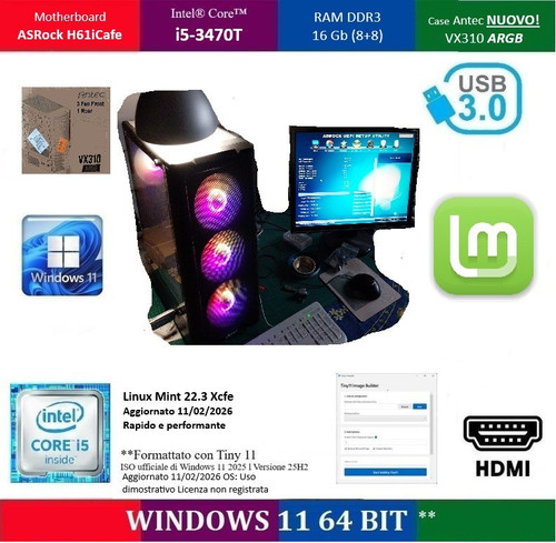 Computer assemblato desktop - assemblato,