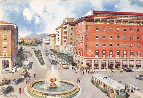 Cartolina illustrata frattini - illustrata,
