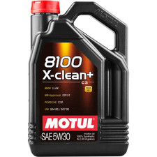 5 LITRI MOTUL 8100 X-CLEAN + 5W30 OLIO MOTORE AUTO 100% SINTETICO ACEA C3