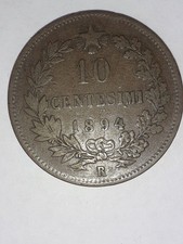 Moneta 10 Centesimi rame 1894