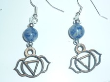 crystal therapy EARRINGS LAPIS