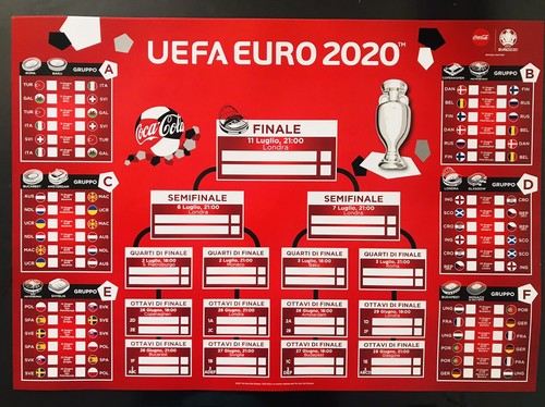 Calendario poster uefa euro - calendario,