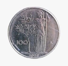 Moneta 100 lire 1979 - moneta,
