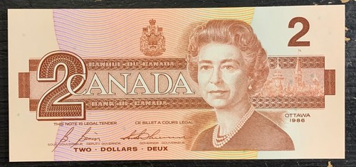Canada banconota da - banconota, 2