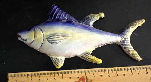 Pesce ceramica parete - pesce,