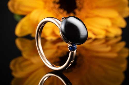 Anello design pomellato - anello,