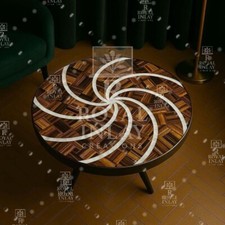 Tavolo rotondo occhio di tigre