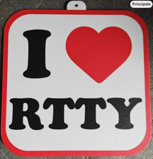 Plaque 3D I LOVE RTTY